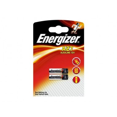 Батарейка ENERGIZER A27 BL2 (20), A27 BL2