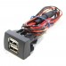 Зарядное устройство USB для Газель Next 5V 2 гнезда 3A Апэл, 345352