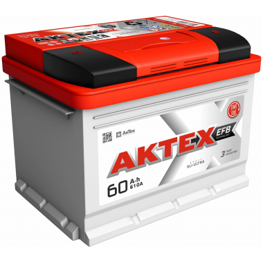Аккумулятор AKTEX EFB 60 А/ч 610А, 60-3-L