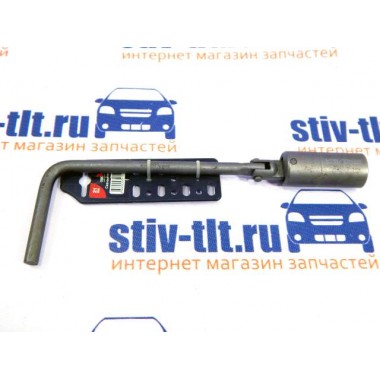 Ключ свечной с карданом 21 мм 250 мм Сервис Ключ, 77792