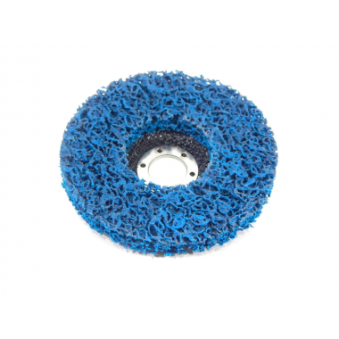 Диск зачистной (кораловый) Синий 125х22 (средней жёсткости), 50176blue