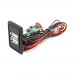 Зарядное устройство USB для LADA 21083, 21093, 2121 Нива 5V 2 гнезда 3A Апэл,