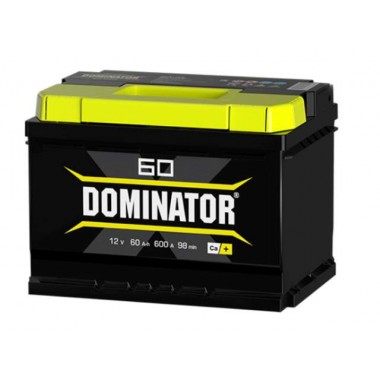 Аккумулятор Dominator 62А/ч 620А LB- низкий, VLR- обратная полярность,